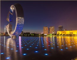銀河廣場(chǎng)燈光亮化工程