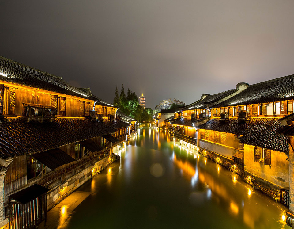 小鎮(zhèn)夜景亮化工程案例