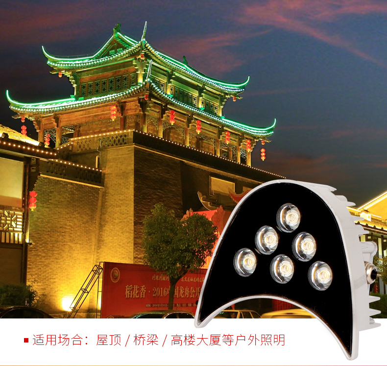 戶外防水屋頂LED瓦楞燈